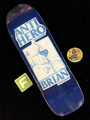 RARE Anti Hero Brian Anderson Lance Mountain Shaped Skateboard