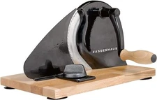 Zassenhaus Manual Bread Slicer, Classic Hand Crank Home Bread Slicer