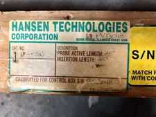 Hansen Technologies LP.02N Refrigerant Level Sensor Probe For Ammonia 20" PROBE