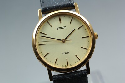 Vintage! N/Bat【N Mint】Seiko Spirit 7N01-7060 Gold Quartz