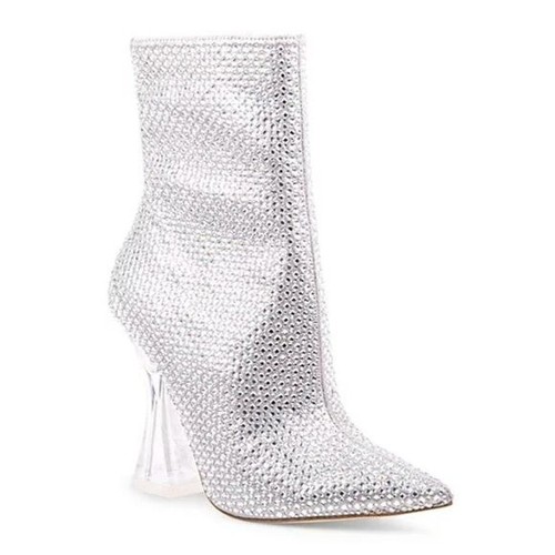 Steve Madden Vivy Boots in Silver
