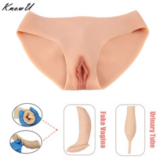 Silicone Fake Vagina Shorts Panty HipShaping Pants For Crossdresser Transgensers
