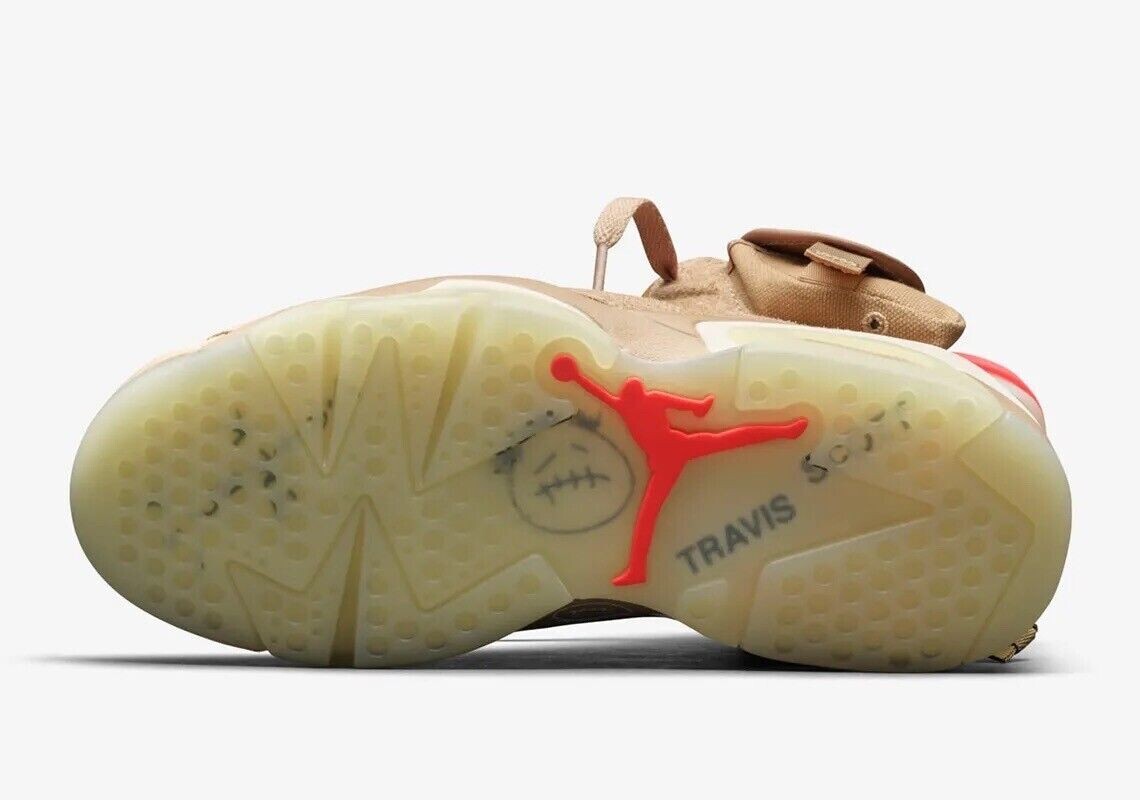 Size 11 - Jordan 6 Retro x Travis Scott Mid British Khaki for sale