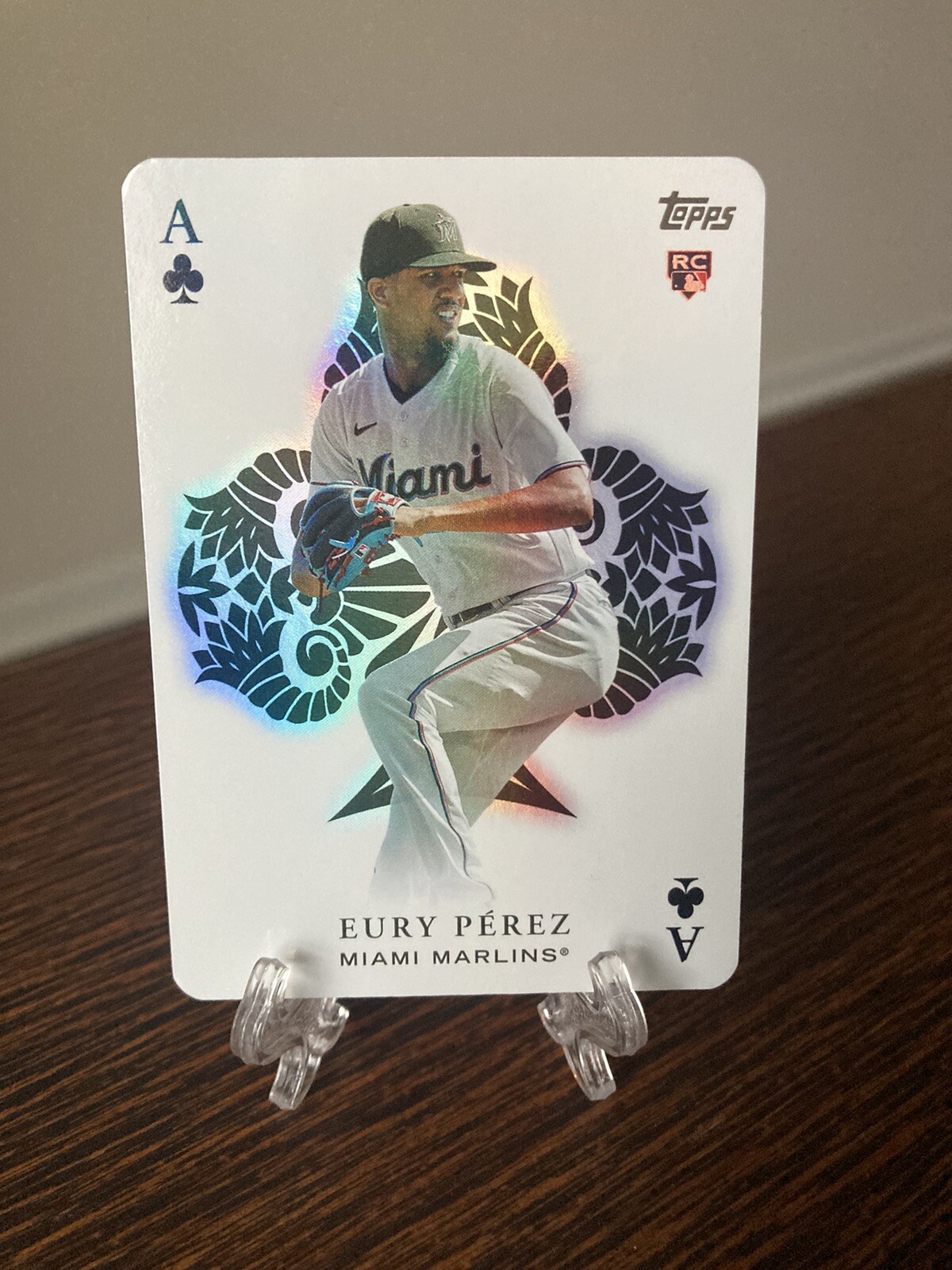 Eury Perez 2023 Topps Update RC ALL ACES Insert Miami Marlins #AA-73 Rookie