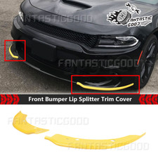 For Dodge Charger Scat Pack Left Right Front Bumper Lip Splitter Guard Protector For Dodge Charger Scat Pack Left Right Front Bumper Lip Splitter Guard Protector
