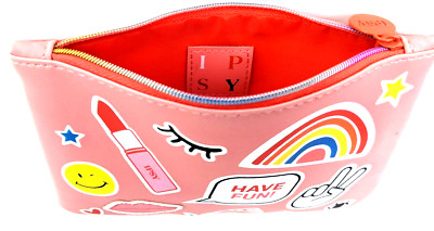 IPSY Have Fun Love IPSY Lipstick Makeup Glam Bag by Ipsy Pink 5 x 7