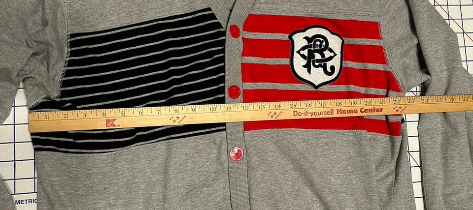 Rocawear Cárdigan Suéter Para Hombre XL Manga Larga Con Botones Diseño Multicolor Foto 4 de 4