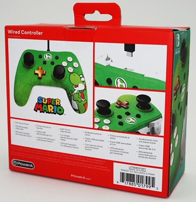 PowerA Nintendo Switch Wired Controller - Yoshi - Nintendo
