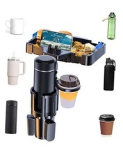 Car Cup Holder Tray, 4 in 1 Drink Holder Expander Medium Tray 9.84"  9.64" 