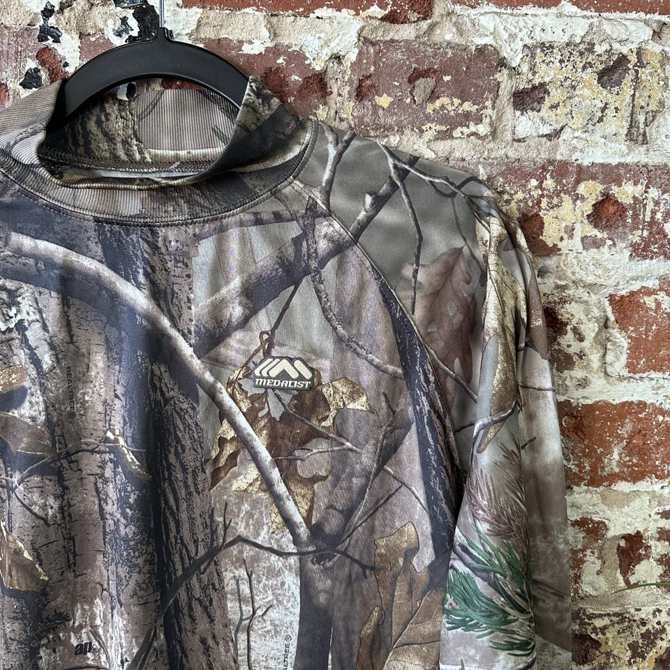 Женская рубашка с длинным рукавом Medalist Camo AP REaltree базовый слой большой размер - Изображение 2 из 4