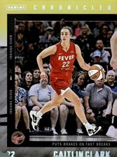 CAITLIN CLARK 2025 Panini Caitlin Clark Chronicled Yellow Holo #44 WNB ID:159023