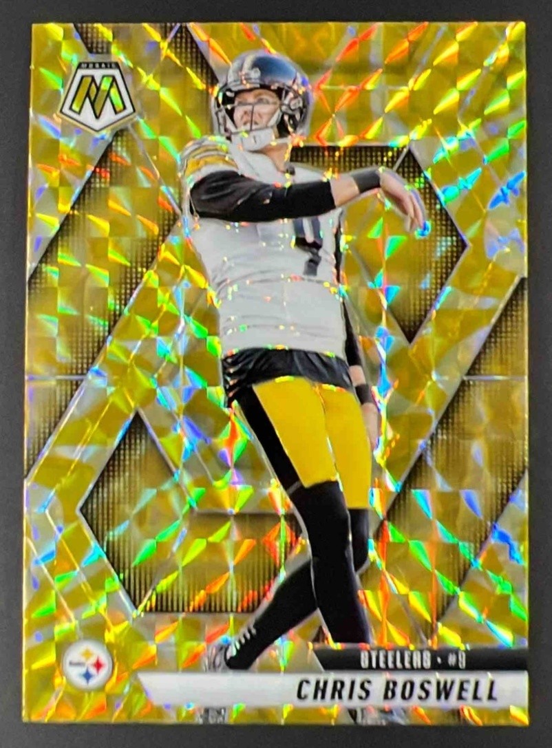 2025 Panini Mosaic Chris Boswell #57 Reactive Yellow Prizm Steelers