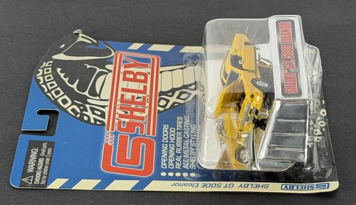 SHELBY COLLECTIBLES 2007 1968 FORD SHELBY GT 500E ELEANOR YELLOW NEW IN PACKAGE - Picture 4 of 7