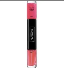 L'oreal Nail Polish Lacquer  + Top Coat ~ 904 FOREVER CANDY~ Pink Shade 0.69 oz
