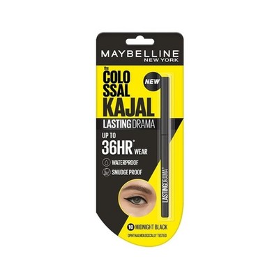Maybelline New York Colossal Kajal 10 Midnight Black Color 0.31gm