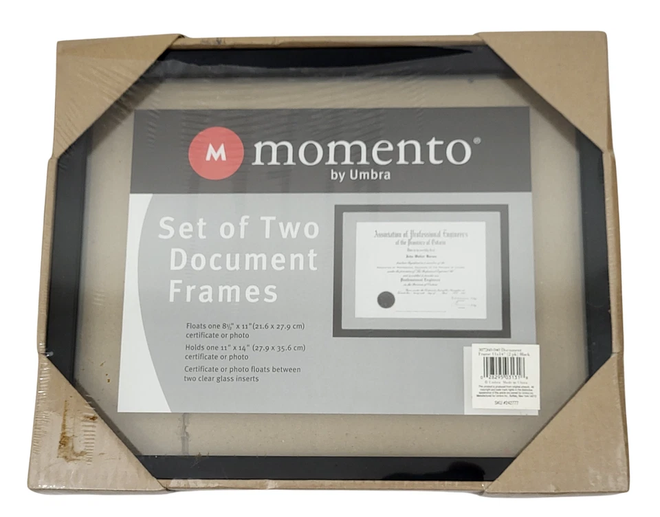 Momento by Umbra Document Frames 11" x 14" Set of 2 - Image 3 of 4