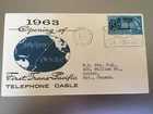 GB STAMPS RARE FIRST DAY COVER 1963 COMMONWEALTH CABLE