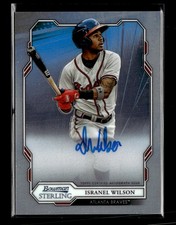2019 Bowman Sterling #BSPA-IW Isranel Wilson Prospect & Rookie Autographs