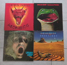 4 x Album URIAH HEEP  LP Vinyl Schallplatten Sammlung Konvolut  Rock Heavy Metal