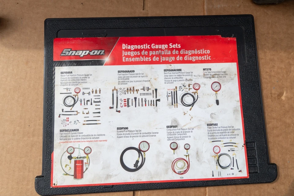 Juego de prueba de medidor de compresión automotriz Snap-On Tools EEPV500 Foto 2 de 4