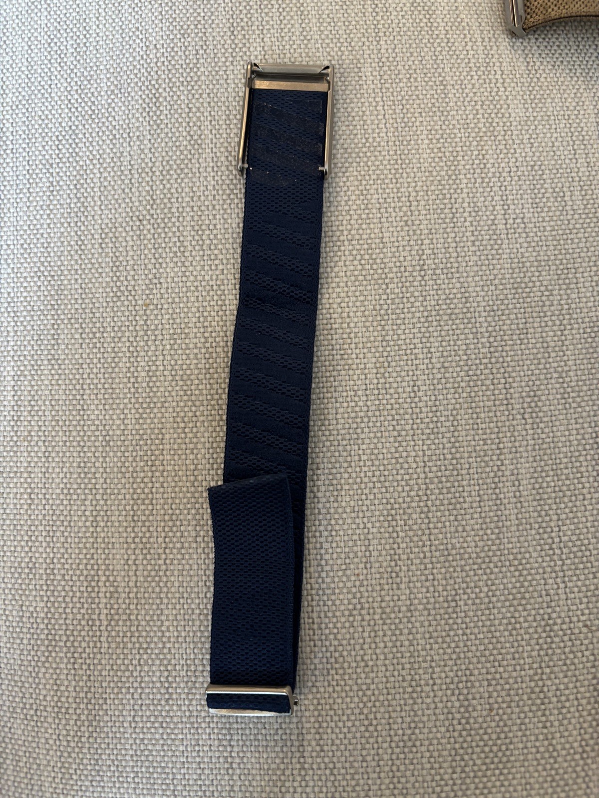 New Whoop 5.0/MG Blue Band With Silver Clasp/hook/link