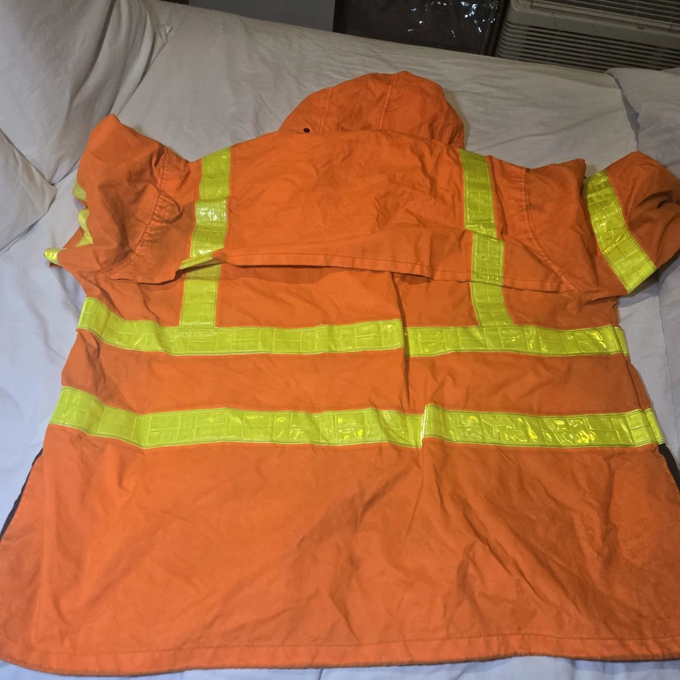 Jaqueta de chuva Kishigo RWJ101 Storm Stopper Pro - Laranja tamanho 4x-5x - Imagem 4 de 4