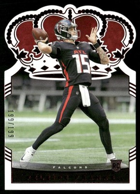 Feleipe Franks 2021 Panini Chronicles Crown Royale Red #CR-11 SN Falcons 199/199