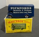 Vintage Original Boxed Lesney Matchbox #46 Pickfords Removal Van Die-Cast Car