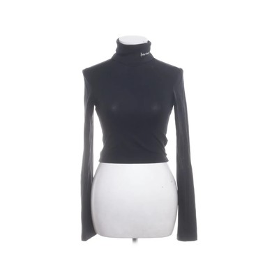 Iets Frans, Rollkragenpullover, Größe: M, Schwarz, Einfarbig, Damen #nfX