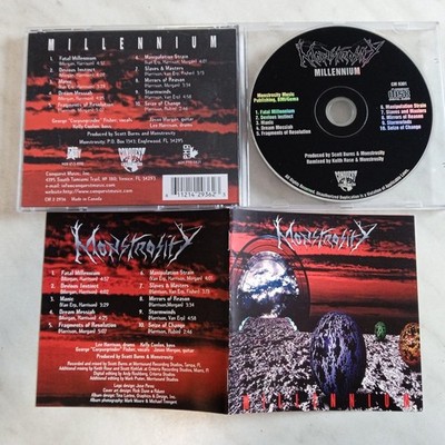 Monstrosity   Millennium CD  Death Metal CorpsGrinder Fisher
