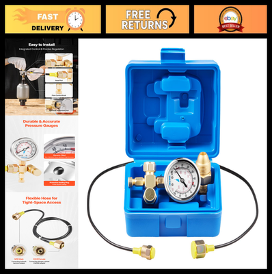 #ad Hydraulic Nitrogen Accumulator Charging Kit 0 1420 PSI Pressure Test System G $55.99