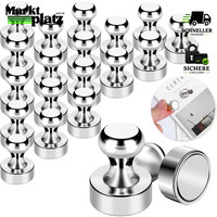 Neodym Magnete Stark 20 StüCk 12X16Mm Silber FüR Magnettafel