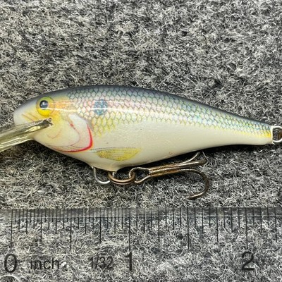 Rapala Shad Rap SRRS-5 - Made In Ireland - Rare - Leurre Balsa 70mm - Neuf