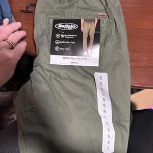 Men’s Small Buffalo Twill Pull-on Pant
