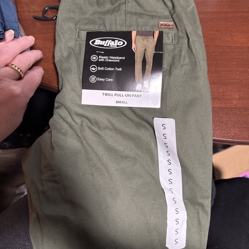 Men’s Small Buffalo Twill Pull-on Pant
