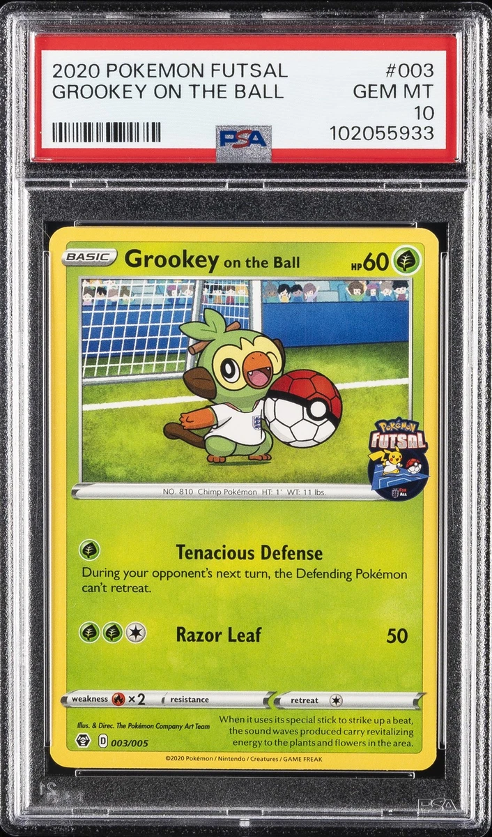 2020 POKEMON FUTSAL #003 GROOKEY ON THE BALL PSA 10 | eBay