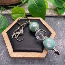 4.5  Stainless Steel Candy Bubblegum Bead Keychain Purse Backpack New C1053