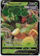 rillaboom v pokemon card price Rillaboom V 2020 Sword & Shield: Rebel Clash #175/192 Holo (Full Art) Price  Guide