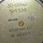 Pair 8 Ohm Full-Range Speaker Drivers/Woofers, Marked 19-4398 (2x) — photo 1
