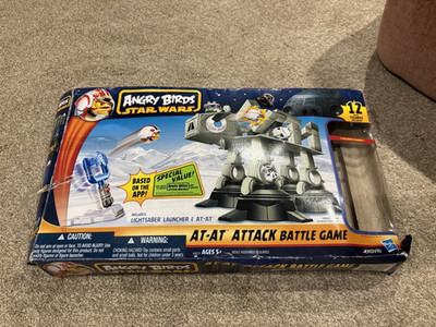 Angry Birds Star Wars AT-AT Attack Battle Game Lightsaber Launcher Sammlerstück