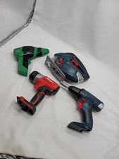 Bosch Kids Pretend Power Tools Lot of 2 Drill  Jigsaw  2 Bonus Needs Batteries