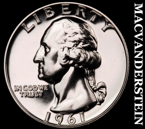 1961 Washington Quarter- Silver Choice Gem Proof Luster No Reserve #i5670