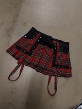 Vintage Size 28 Tripp NYC Plaid Women  s Skirt Rave