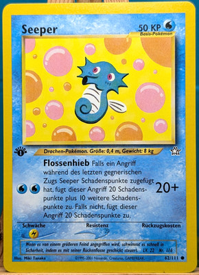 POKEMON - Neo Genesis - Seeper - 62/111 - 1. Edition -  deutsch