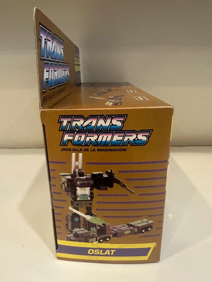 G1 Hasbro Europe Spain Gold Classic Oslat / Onslaught Box & Inserts Only No Toy - Image 4 of 4