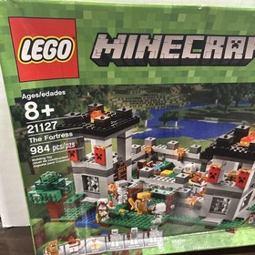 LEGO Minecraft 21127 The Fortress 984 Pieces Open Box Sealed Bags Retired