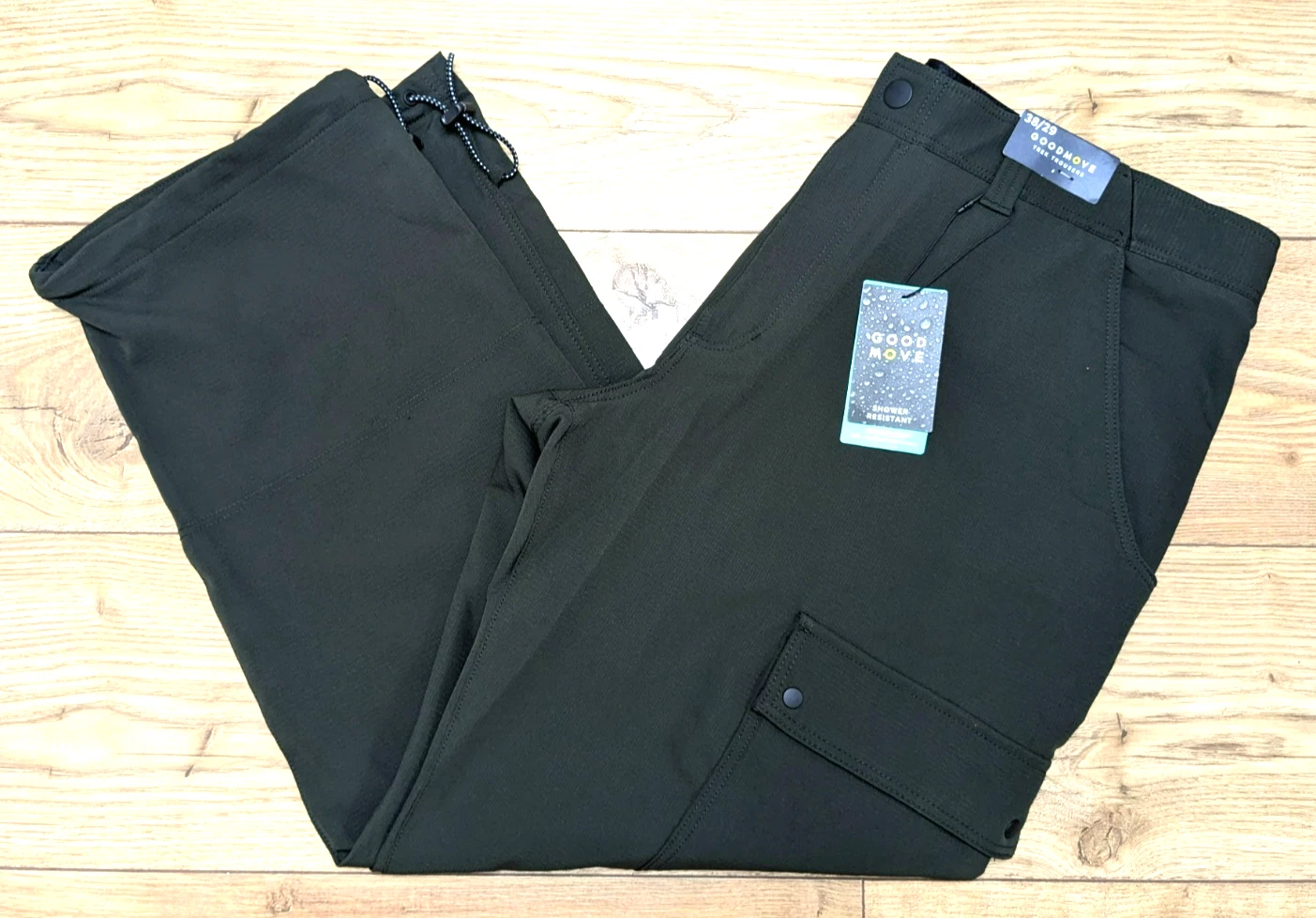 M&S Goodmove Straight Shower Resist Thermal Stretch Trek Trousers 38" W 33" L
Opens in a new window