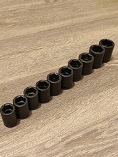 Snap On Tools USA 1/2 Drive Metric 15-24mm 10pc Impact Socket Set Snap On Tools USA 1/2 Drive Metric 15-24mm 10pc Impact Socket Set