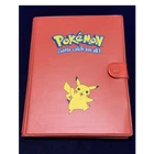Vintage Pokemon TCG collection in red Pikachu binder including some 1st edition