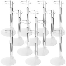 12 Pcs Adjustable Doll Stands for 12 Inch to 18 Inch Dolls Display Stand with...
